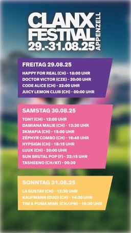 Clanx lineup 2025 1080x1920